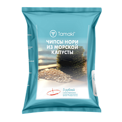 Чипсы нори из морской капусты в кунжутном масле Tamaki